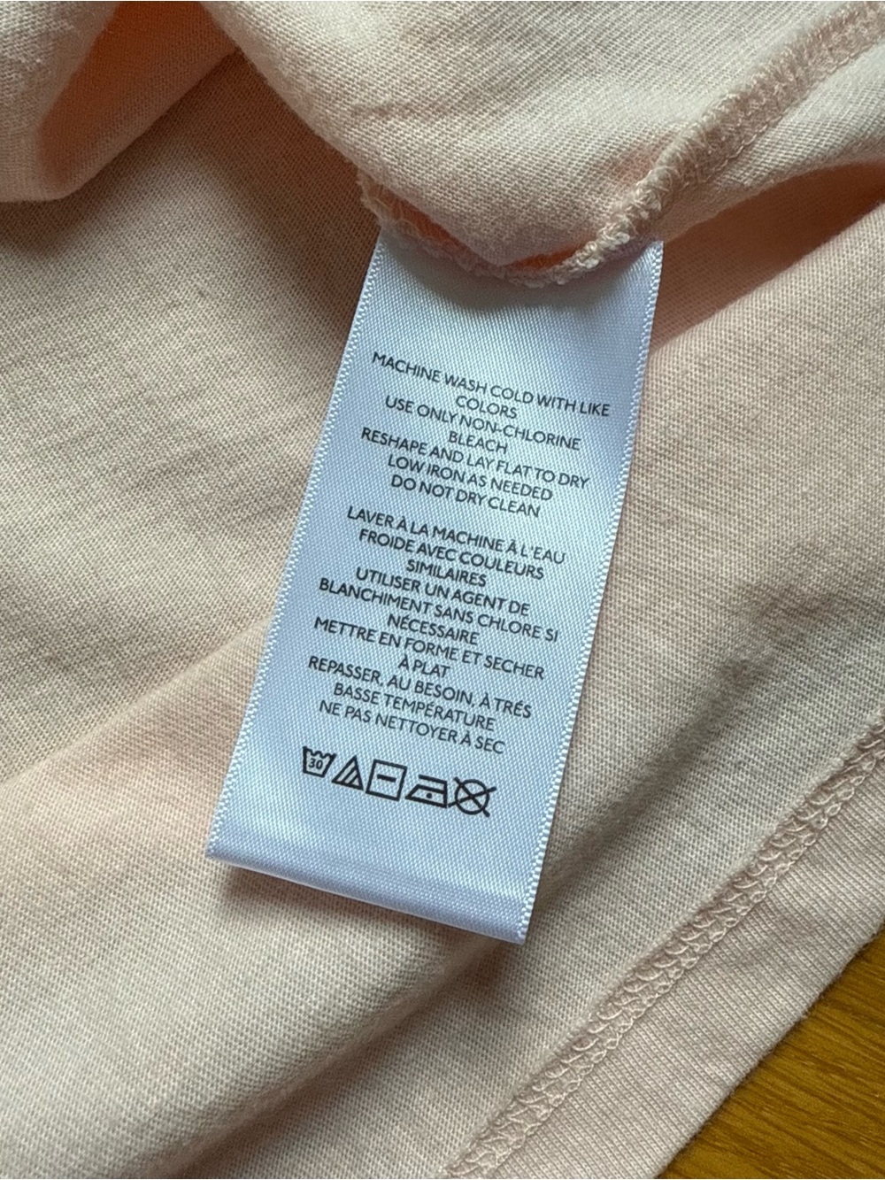 Anthropologie Light Peach Aperol Spritz Graphic Dolman Tee | Size Small - Picture 4 of 6